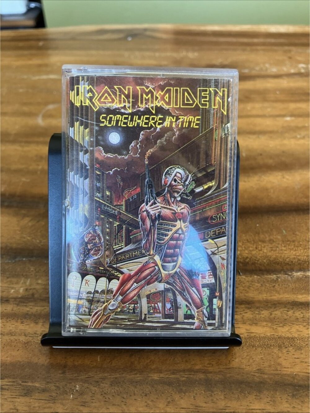 Iron Maiden: Somewhere In Time Cassette (1986) Capitol Records